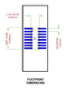 SOIC-16 Breakout Board (3.9 x 9.9 mm, 1.27 mm)