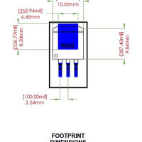 DPAK 3 + Tab (TO-263) Breakout Board