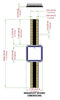 PLCC-68 Breakout Board (24.23 x 24.23 mm, 1.27 mm)