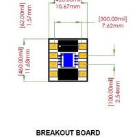 SON-8 Breakout Board (4 x 4 mm, 0.8 mm)