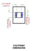 SOIC-8 Breakout Board (3 pack)