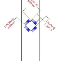 QFP-32 Breakout Board (5 x 5 mm, 0.5 mm)