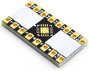 QFN-16 Breakout Board (3 x 3 mm, 0.5 mm)