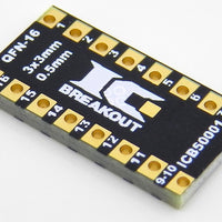 QFN-16 Breakout Board (3 x 3 mm, 0.5 mm)