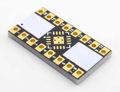 QFN-16 Breakout Board (4 x 4 mm, 0.65 mm)