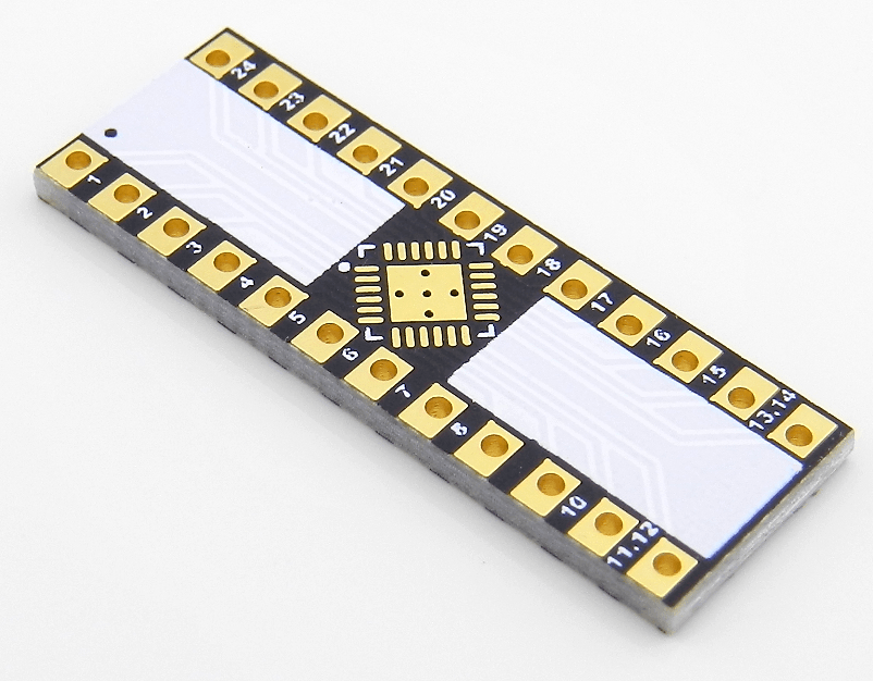 QFN-24 Breakout Board (4 x 4 mm, 0.5 mm)