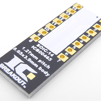 SOIC-14 Breakout Board (3.9 x 8.65 mm, 1.27 mm)