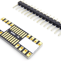 SOIC-16 Breakout Board (3.9 x 9.9 mm, 1.27 mm)