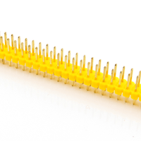 40-PIN Straight Dual Male Header - Yellow (2 pack)